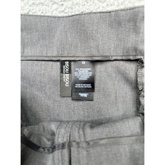 Bisou BISOU MINI SKIRT gray sz 12 - Picture 5 of 5